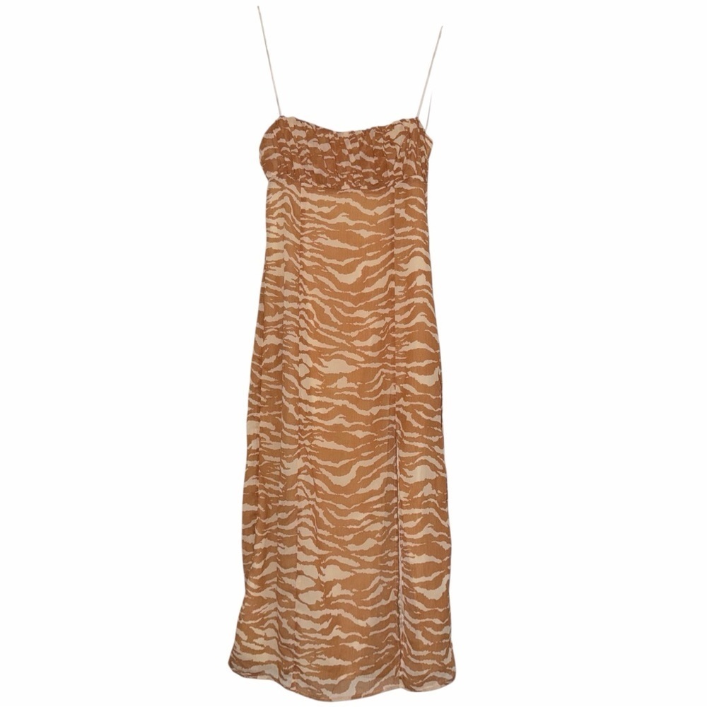 Camila Coelho Zebra Slip Dress Size XXS